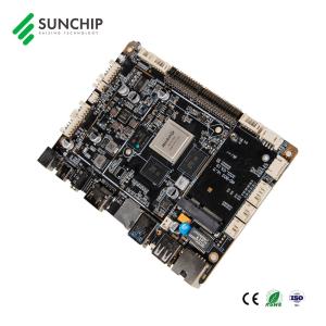 Cheap Industrial Control Embedded ARM Board RK3399 PCBA With Ethernet 1000M 4G Hexa-Core 2K EDP for sale