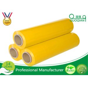 Cheap Yellow Packaging Stretch Wrap Film PE Material For Lastic Raw Material for sale