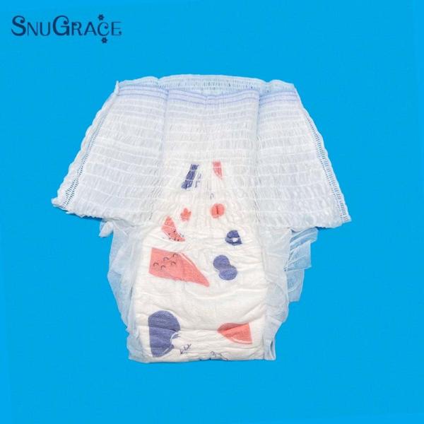 Non Woven Fabric Disposable Menstrual Panties with Fluff Pulp and Enhanced