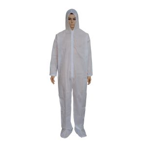Dust Proof Disposable PP Non Woven Coverall Microporous