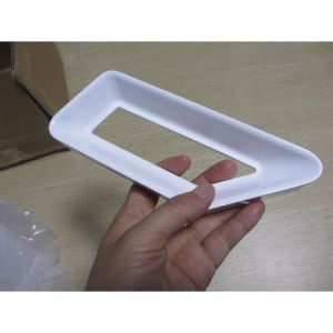 Single shot injection molding/ electornic enclosure/material ABS/ White color/