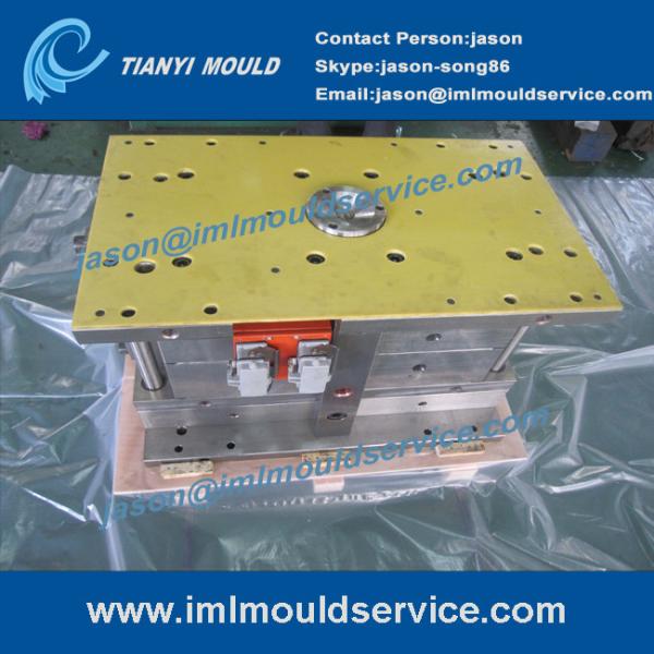 hot runner system two cavities thin wall food bucket mould, 500ml thinwall