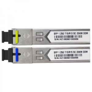 1.25G Bidi Fiber Optic SFP Module SC Connector 20Km Gigabit Optical Transceiver