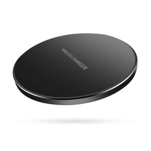 Ultra Thin Slim Wireless Phone Charger For IPhone X / Samsung Galaxy Note 8
