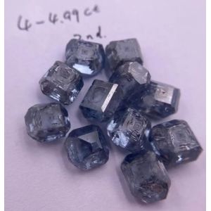 Rough Lab Grown Blue Diamonds 1 Carat VVS Clarity HPHT CVD process