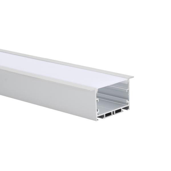 Quality High 35mm Recessed LED Aluminum Profile  PMMA PC With UGR Diffuser wholesale