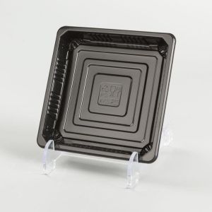 Square Japanese Disposable Plastic Food Container Party Takeaway Sushi Trays