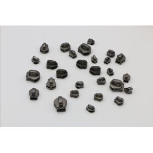 High level all kinds of size metal handbag hardware zinc alloy zipper sliders