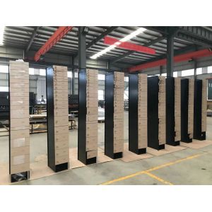 Cheap ISO Certificate 2200mm Height Gold Safety Lockers For Office for sale