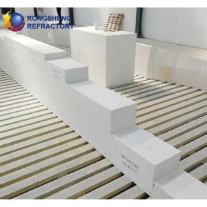 High Grade Fused Cast Refractory Material Zirconia Corundum Brick Electrofused