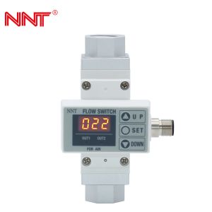 DC12~24V±10% Digital Air Flow Switch Meters 1/8 1/4 NPF2A7 Flow Meter