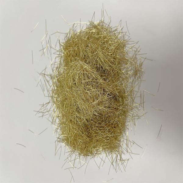 Quality High Bonding Strength Copper Coated Micro Steel Fiber For Engineering wholesale