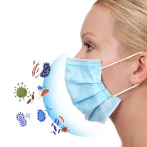 Cheap Single Use Adult Face Mask , Light Weight 3 Layer Non Woven Mask for sale