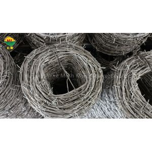 Zinc Coating Galvanized Barbed Wire For Resident Usage