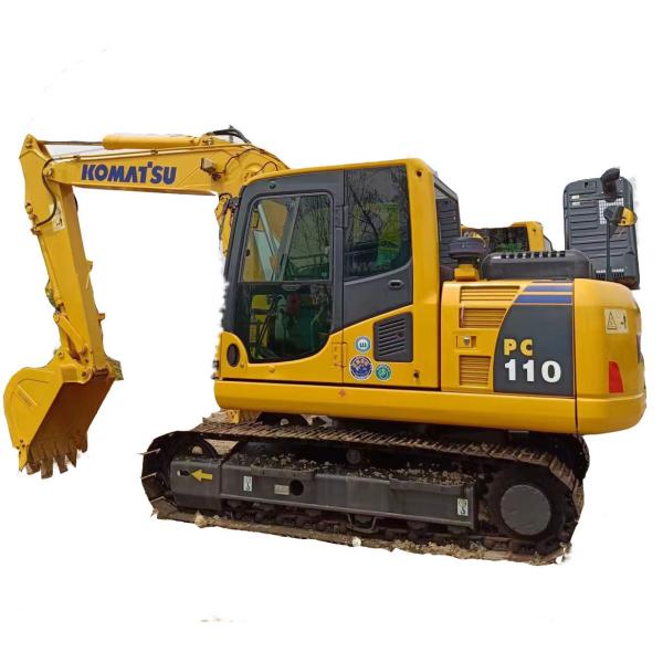Original Komatsu PC110 Excavator with 0.6M³ Bucket Capacity and 11ton Operating