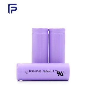 Norminal Power Lithium Ion Battery Cells Rechargeable 3.7V 650mAh 16.5g Weight