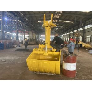 CE Approval Hydraulic Excavator Clamshell Bucket For Construction Machinery