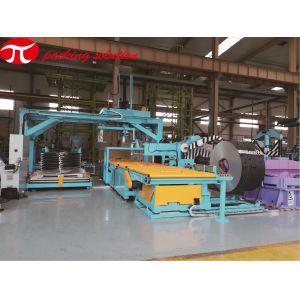 Stretch Wrapping Steel Coil Packing Machine 610mm Coil ID With Turnstile