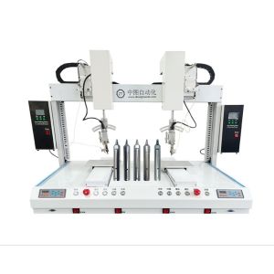 Cheap Double Heads Automatic Soldering Machine Desktop Welding Robot for sale