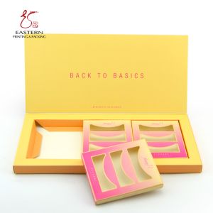 CMYK Printing Foldable Eyelash Packaging Box High Hardness