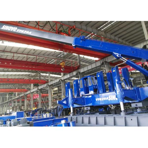 Quality VY420A Hydraulic Static Pile Driver , Blue SINOVO pile drilling equipment wholesale