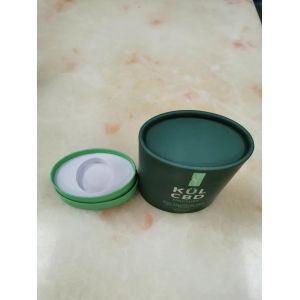 30ml Cylinder Cardboard Packaging Round Shape EVA Insert