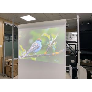 1.52 x 30 Meter Transparent Holographic Foil for Rear Projection on Glass