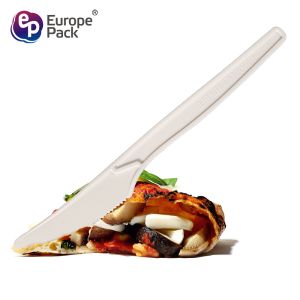 Best seller new products biodegradable corn starch salad knife for amazon