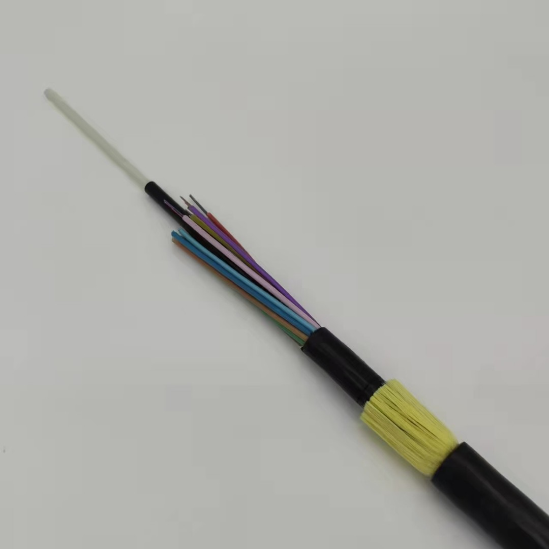 Cheap All Dielectric Self Supporting Fiber Optic Cable 48 96 Core Span100m SJ For Network Construction for sale