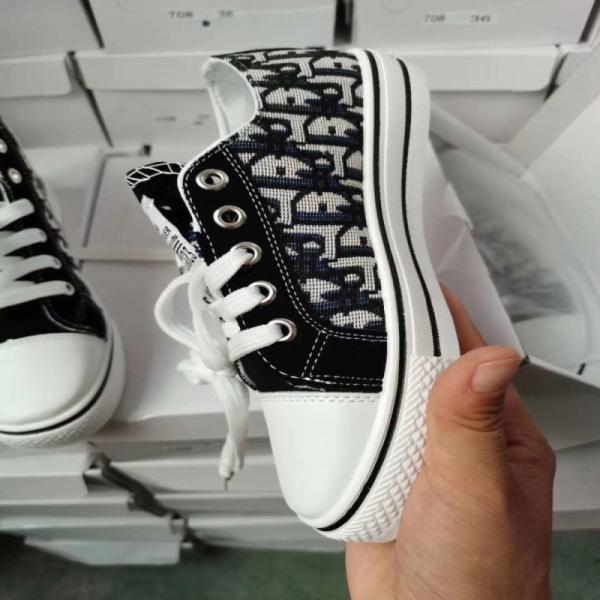 embroidered black High Top Canvas Shoes ladies canvas trainers In Stock