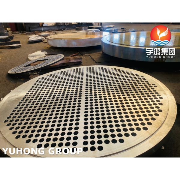 ASME SA182 Forged Tube Sheet for Shell and Tube Heat Exchanger with Fixed and