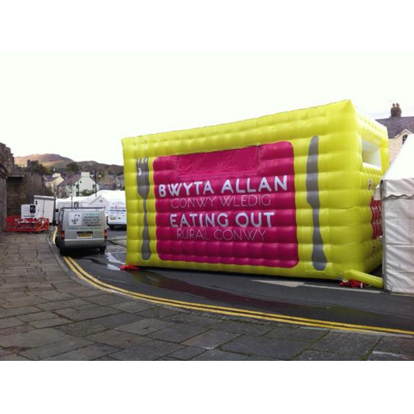 Colorful Mini Inflatable Advertising Tent With High Temperature Resistance