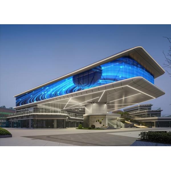 Quality Indoor advertising Flexible Transparent Display Screen P6 LED Display Film wholesale