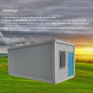 Zontop Low Cost Light Steel Two Storey Two Bedroom 20ft Prefab Luxury Prefab