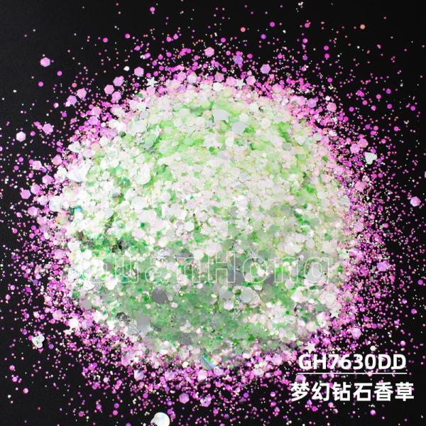 Bulk Chunky Loose Rainbow Holographic Glitter Sequin Polyester 3D Cats