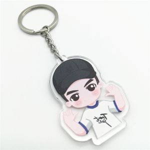 Promotion Gift Engraved Acrylic Keychain , Custom Plastic Acrylic Football