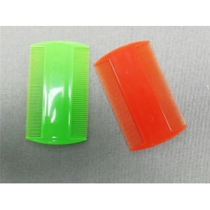Custom Durable Double Sided Nit Combs For Head Lice Treatment Plastic Type Pp