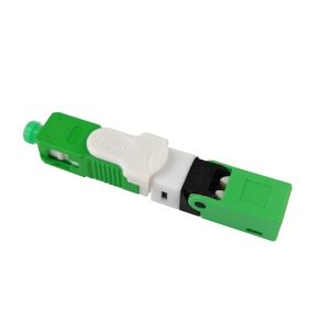 China MAX≤0.5dB Insertion Loss SC UPC SM Simplex Fiber Optic Fast Connector for FTTH and Network on sale