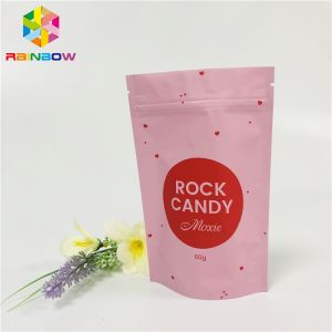 China Logo Printing Snack Bag Packaging Food Grade Biscuits / Chocolate / Candy Bags on sale