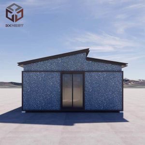 Earthquake Proof Prefab Flat Pack Folding House With PU Insulation
