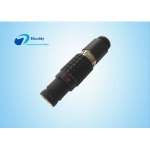 10 Pin Lemo Cable Connector FGG 1B Straight Plug Connector Plating Black