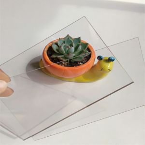 Custom 1.8mm-40mm Clear PMMA Continuous Clear Hard Plastic Sheets 4x8 Size 1220