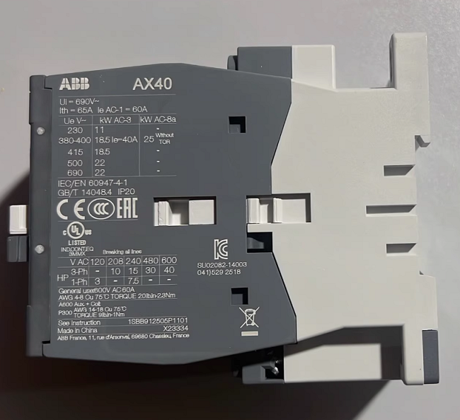AX40-30-10 ABB Ac contactor Efficient reliable low-voltage control solutions