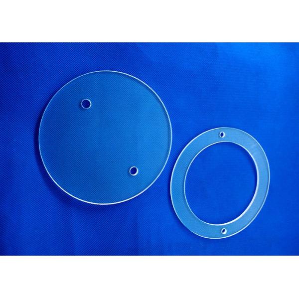 Quality Optical Clear Quartz Glass Plate with SIO2>99.99% Purity 1150℃ Working Temperature and ±0.02mm Tolerance wholesale