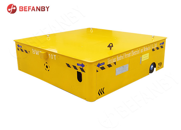 Q235B Steel Wireless Trackless Transfer Cart Battery Driven 25 Tons