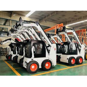 Pneumatic Tire JC45 Skid Steer Loader Equipped with Bosch Rexroth Hydraulic