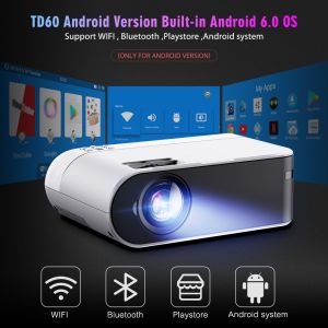 Mini Projector Smart Consumer Electronics WiFi Home Cinema 2400 Lumens For 1080P