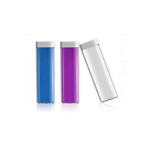 Plastic Mobile Power Bank 2600 Mah Lipstick Portable Charger For Gift