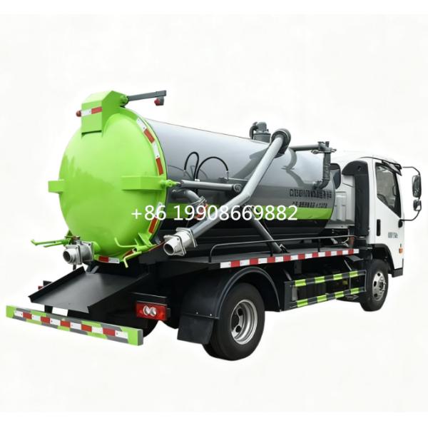 Dongfeng 4x2 Driver 10000L Sewage Suction Truck with Vacuum Pump for Sucking Waste Water Vacuum Sewer Tanker Suction Truck