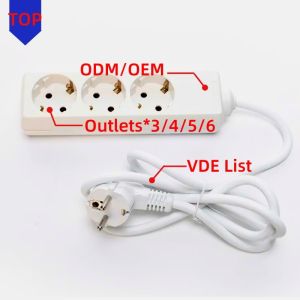 3m 3 Way Universal Extension Cable and Switch Socket for Multi Plug Power Socket